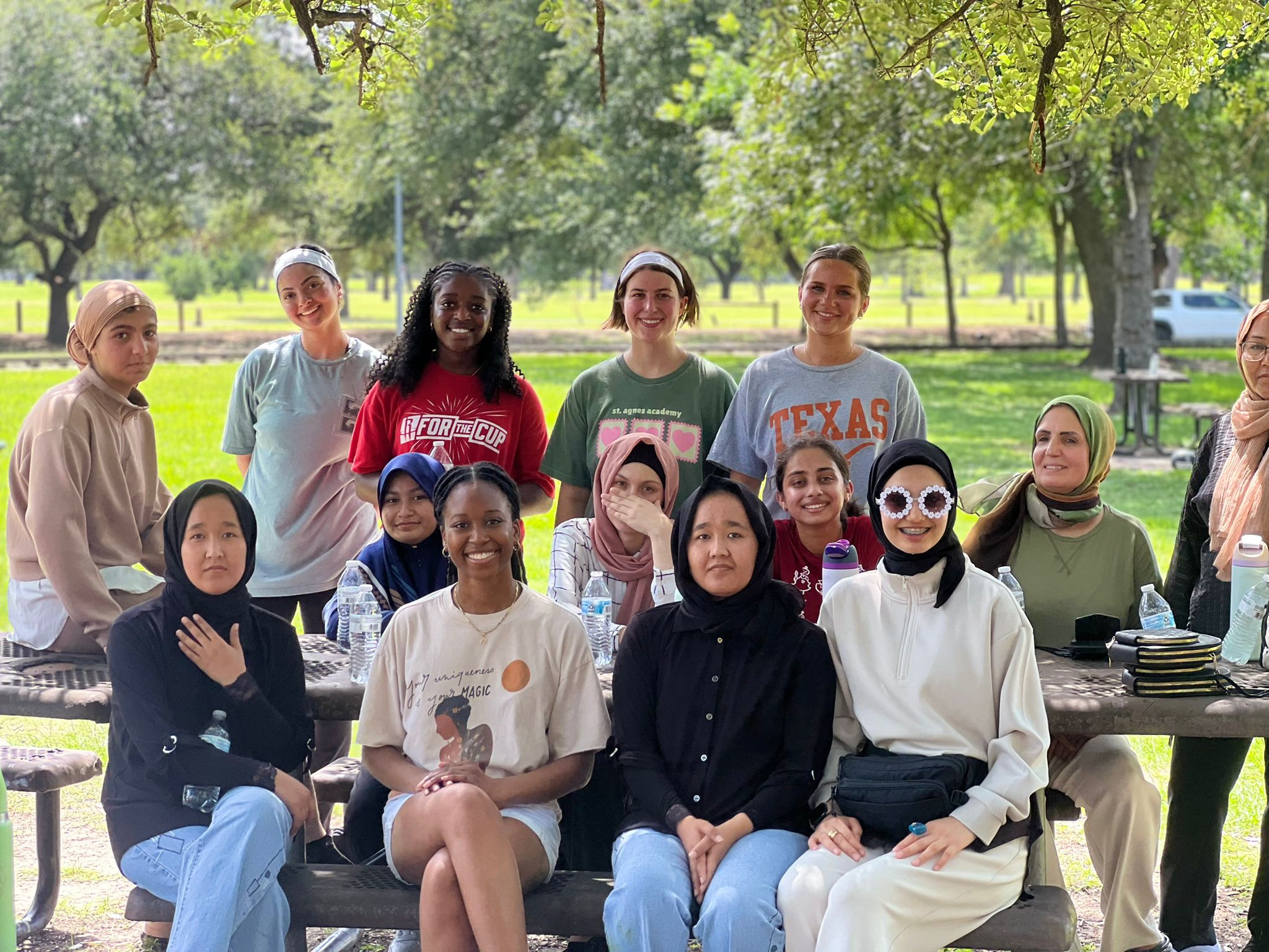 Refugee tutoring session